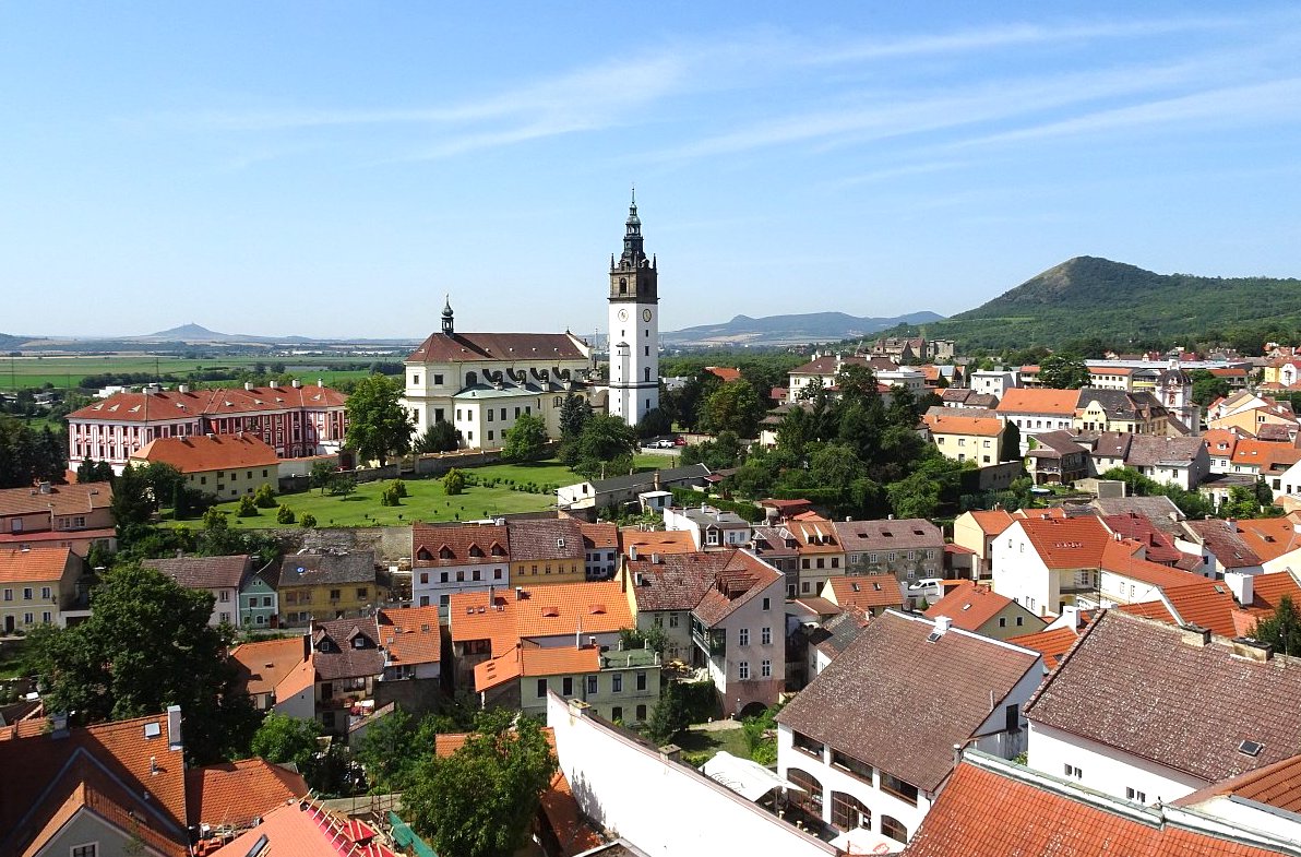 Litoměřice z nadhledu