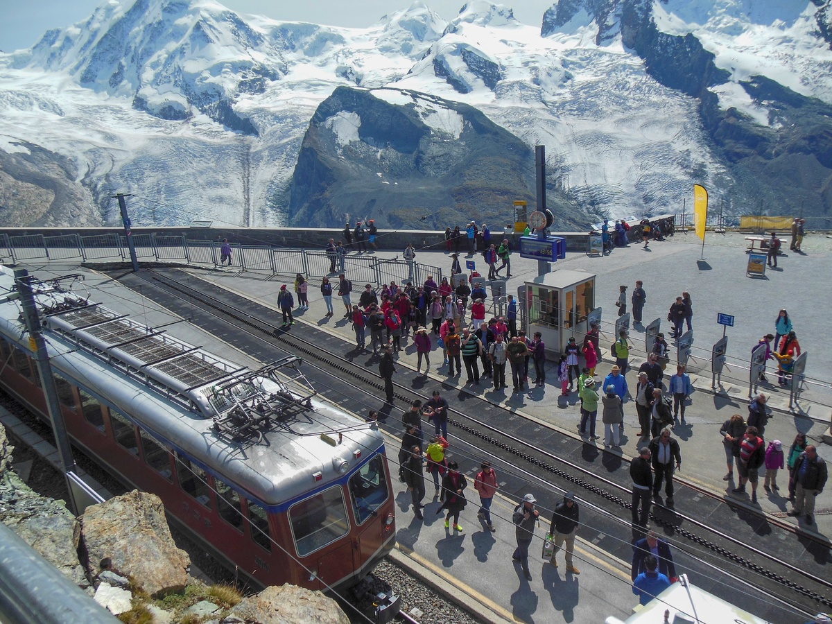 Gornergrat - místo panoramatických pohledů