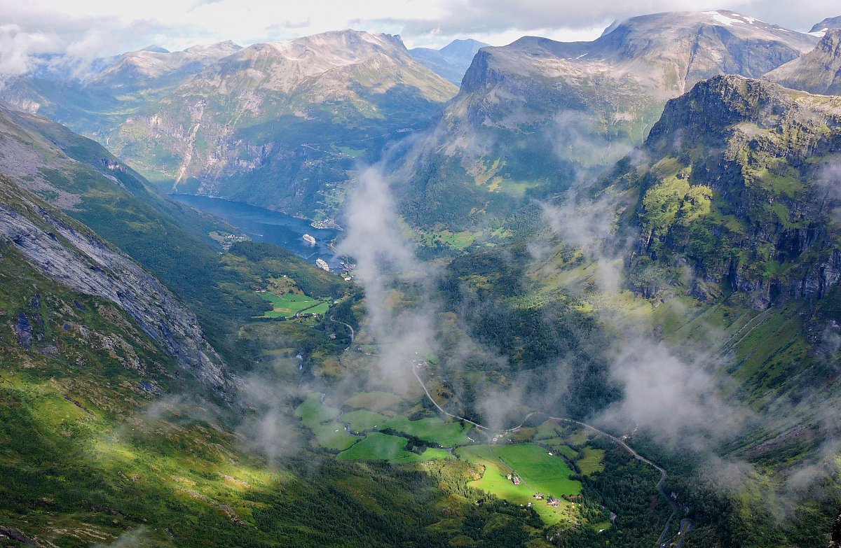 Cestování po Skandinávii - 5. část: Vyhlídka Dalsnibba a světoznámý Geirangerfjord