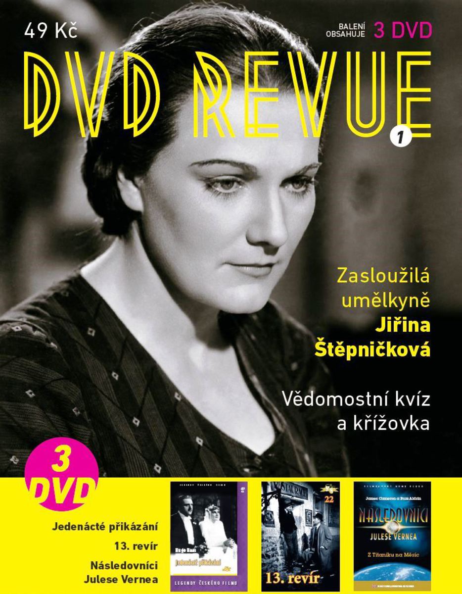 Vychází DVD revue, časopis se třemi filmy