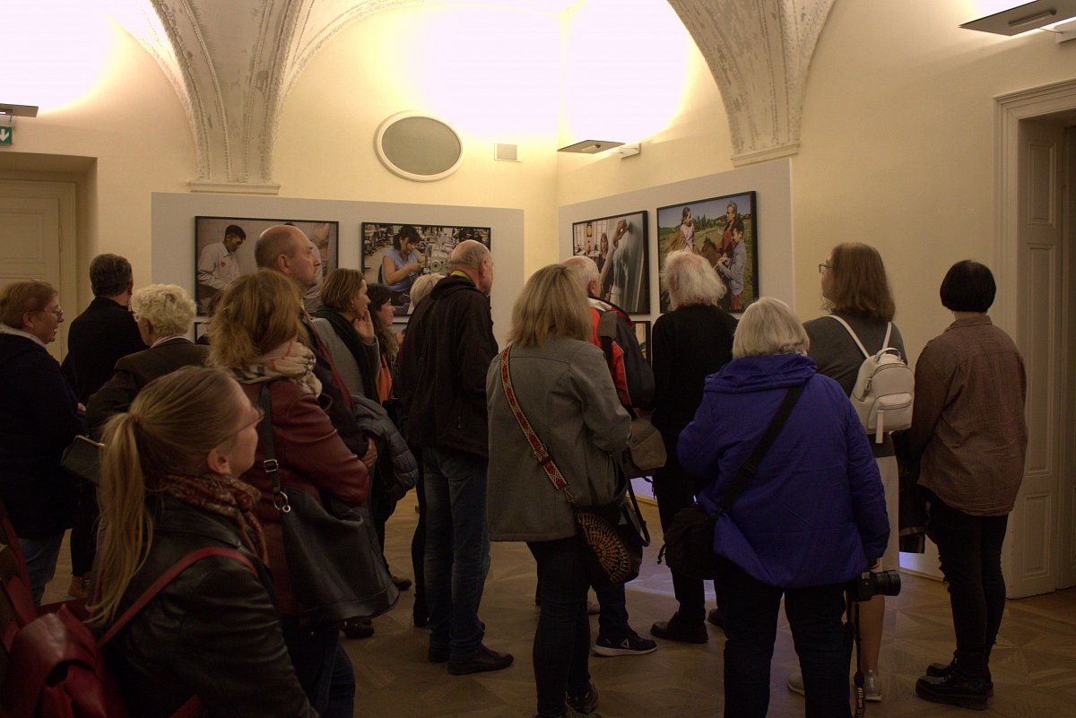 Fotoreportáž - "Noc s fotografem" Jindřichem Štreitem na zámku v Holešově