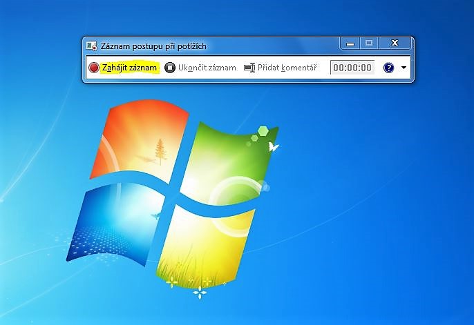 Jak si pomoci se záznamem ve windows 7?