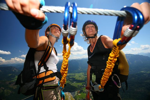 Ferraty lákají turisty, kteří
vyhledávají dobrodružství