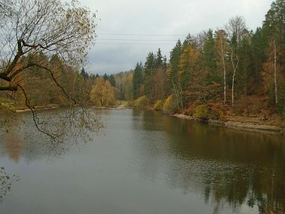 Jablonecká přehrada, tady naše toulání začíná.