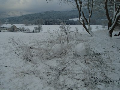 Třetí chybí, sněhulák nebude.