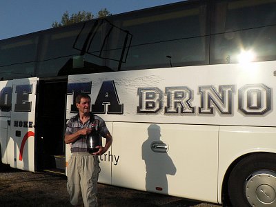 Autobus nám půjčili hokejisté z Brna