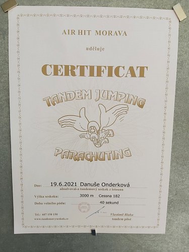 Certifikát