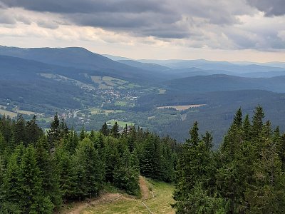 Šumava ze Špičáku