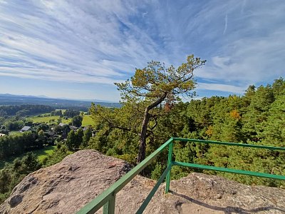 Jůlijina vyhlídka nad Vranovem.