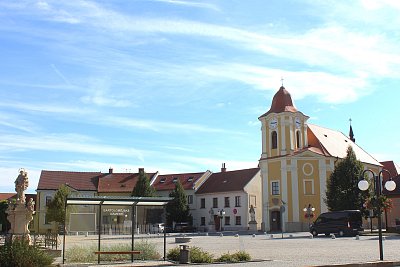 Bartolomějské náměstí ve Veselí nad Moravou