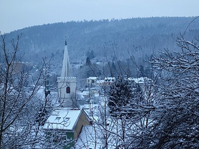 Ranní pohled z okna