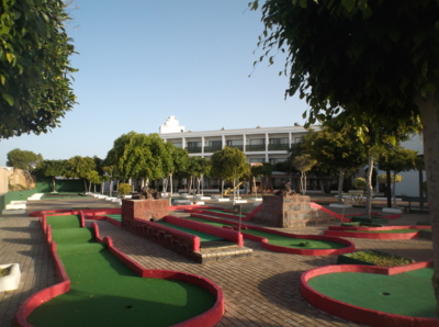 minigolf v parku