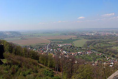 Pohled do kraje - v pozadí Lipník nad Bečvou