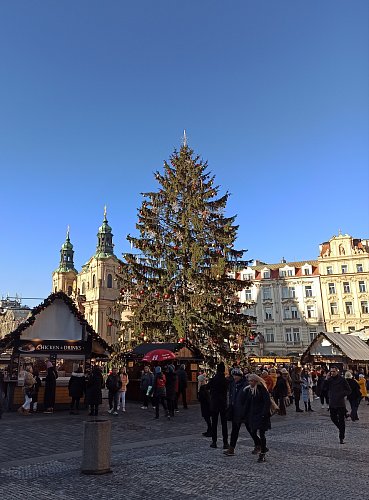 Vánoční trhy na Staroměstském náměstí