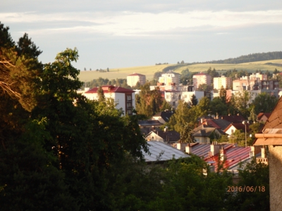 Ranní pohled z balkonu