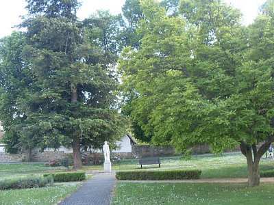 Lázeňský park ve Slatinicích