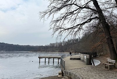 Únor u Hostivařské přehrady