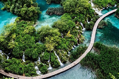 Plitvická jezera  a jejich úchvatné přírodní scenérie