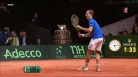 Francouz Gasquet už prohrává v rozhodujícím zápasu o Davis cup 0:2