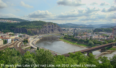 Jak šel čas: Mosty přes Labe v Ústí nad Labem