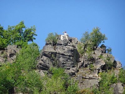 Skalní vyhlidka Porta Bohemica