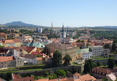 Výhled na kostel Všech Svatých