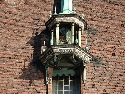 Stockholm, radnice, detail