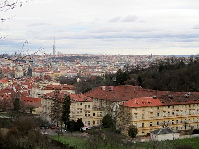 pohled na Prahu z Nerudovy ulice