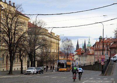 pohled na Strahovský klášter