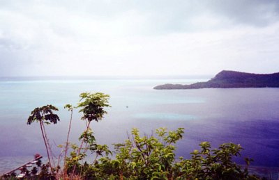 Pohled na lagunu Bora Bora