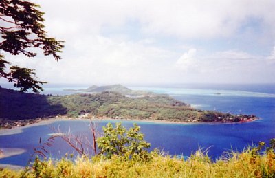 Pohled na lagunu Bora Bora