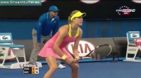 Kanadská tenisová hvězdička Eugenie Bouchard porazila soupeřku v 1,setu 6:0