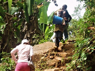 Togo - cestou do vesnice