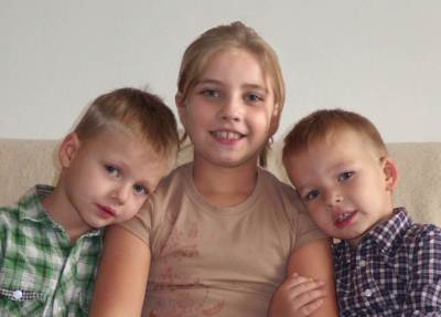 Tomášek (5), Verunka (9), Matýsek (2)