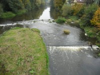 Řeka Úslava  v Plzni - Božkově