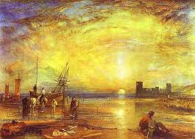 Mallord William Turner - západ slunce