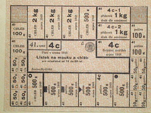 Okénko do historie: Přídělový systém